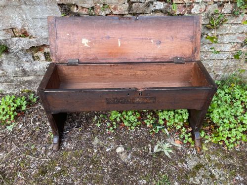 ANTIQUE HALL BENCH - ADDITIONAL PHOTO 14