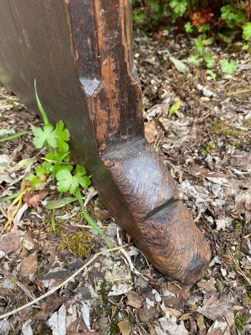 ANTIQUE HALL BENCH - ADDITIONAL PHOTO 15