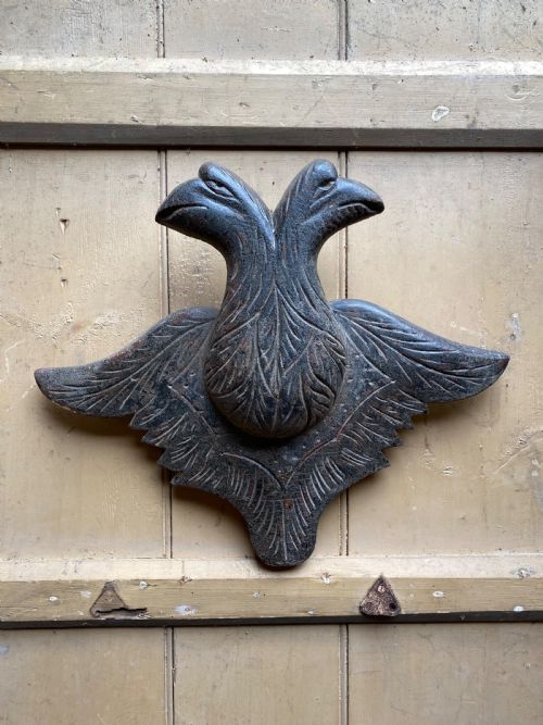 FOLK ART CARVED WOOD PLAQUE - ADDITIONAL PHOTO 2