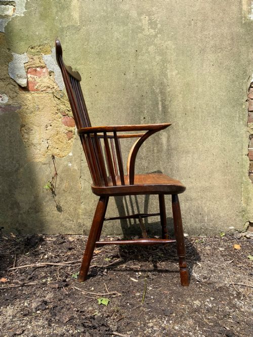 EARLY WINDSOR COMB BACK CHAIR - ADDITIONAL PHOTO 6