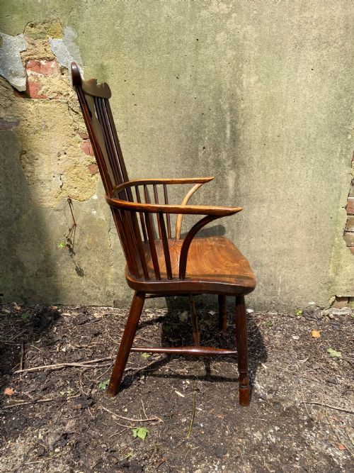 EARLY WINDSOR COMB BACK CHAIR - ADDITIONAL PHOTO 7