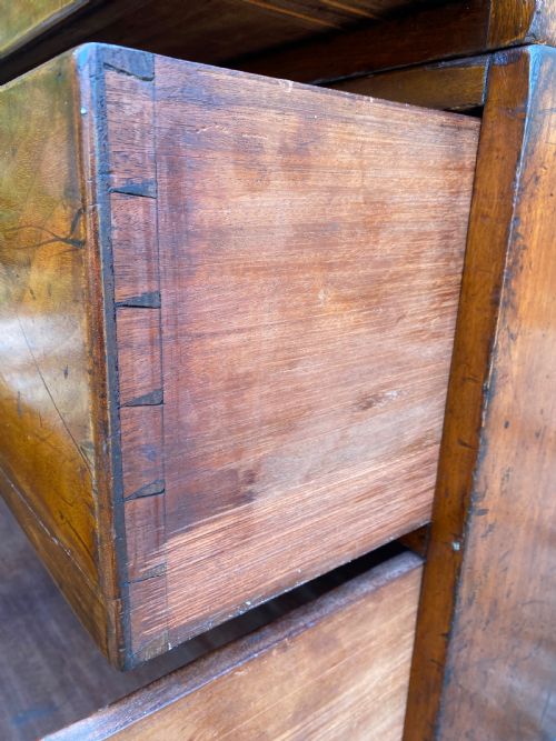 ANTIQUE CAMPAIGN CHEST OF DRAWERS - ADDITIONAL PHOTO 12