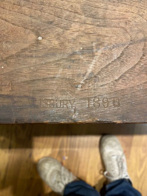 ANTIQUE CAMPAIGN CHEST OF DRAWERS - ADDITIONAL PHOTO 17