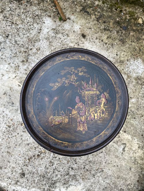 CHINOISERIE TRIPOD TABLE - ADDITIONAL PHOTO 3