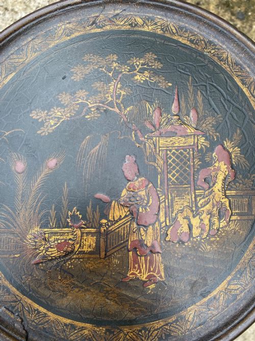 CHINOISERIE TRIPOD TABLE - ADDITIONAL PHOTO 5