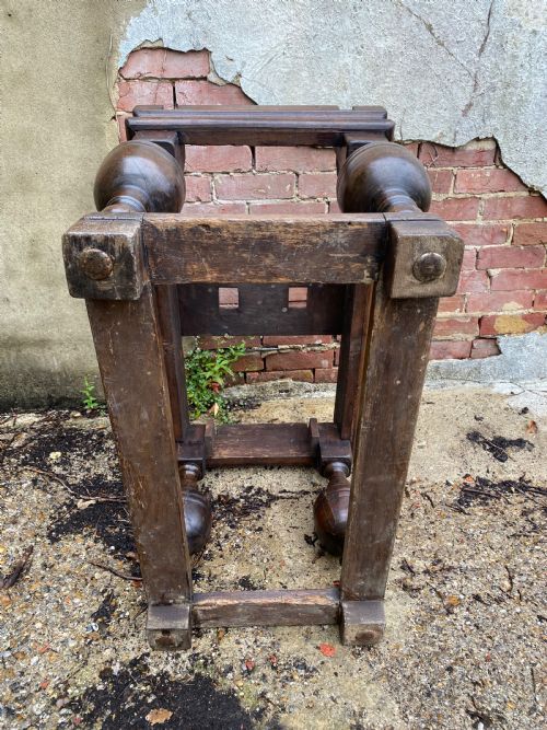 ANTIQUE OAK DRAW LEAF TABLE - ADDITIONAL PHOTO 19