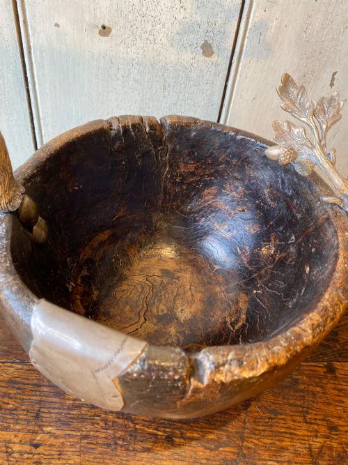 EARLY OAK BOWL - ADDITIONAL PHOTO 9