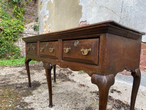 ANTIQUE OAK DRESSER BASE - ADDITIONAL PHOTO 3