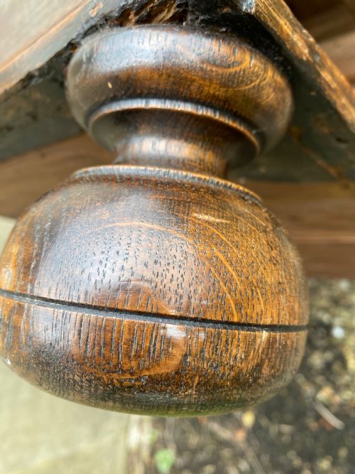 EARLY OAK CHEST OF DRAWERS - ADDITIONAL PHOTO 16