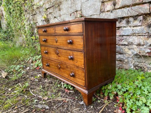 ANTIQUE APPRENTICE PIECE CHEST OF DRAWERS - ADDITIONAL PHOTO 1