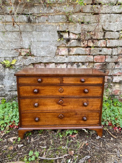 ANTIQUE APPRENTICE PIECE CHEST OF DRAWERS - ADDITIONAL PHOTO 3