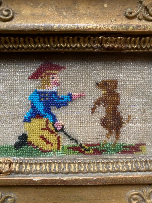 ANTIQUE BEADWORK TEXTILE - ADDITIONAL PHOTO 5