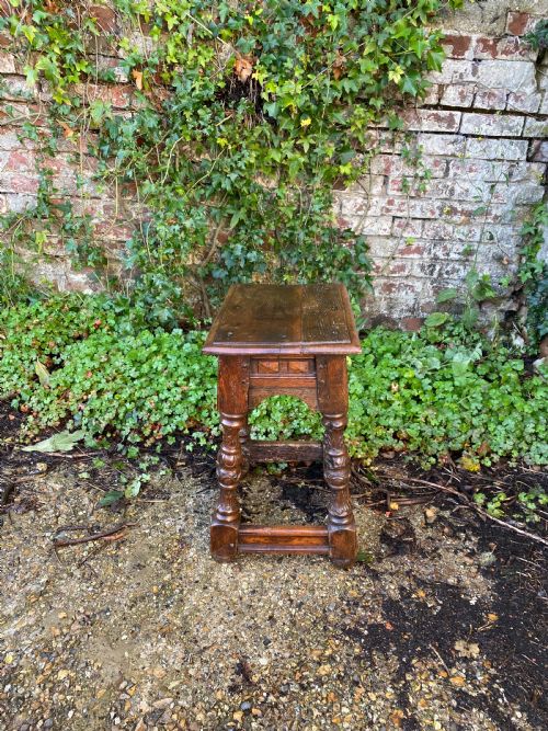 ANTIQUE JOINT STOOL - ADDITIONAL PHOTO 8