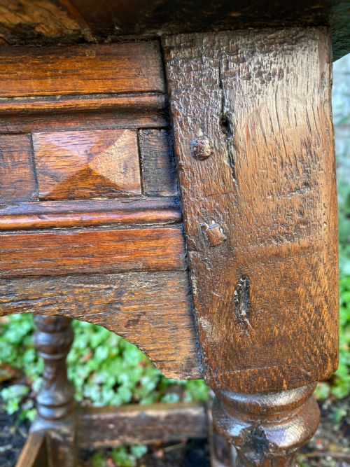 ANTIQUE JOINT STOOL - ADDITIONAL PHOTO 12
