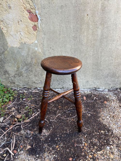 ANTIQUE COUNTRY STOOL - ADDITIONAL PHOTO 4
