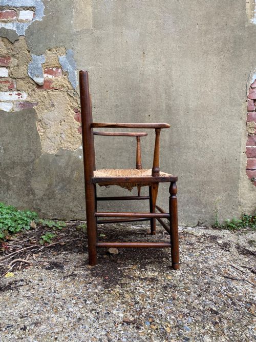 ANTIQUE SUSSEX CHAIR - ADDITIONAL PHOTO 9