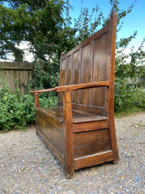 ANTIQUE BOX SETTLE - ADDITIONAL PHOTO 6