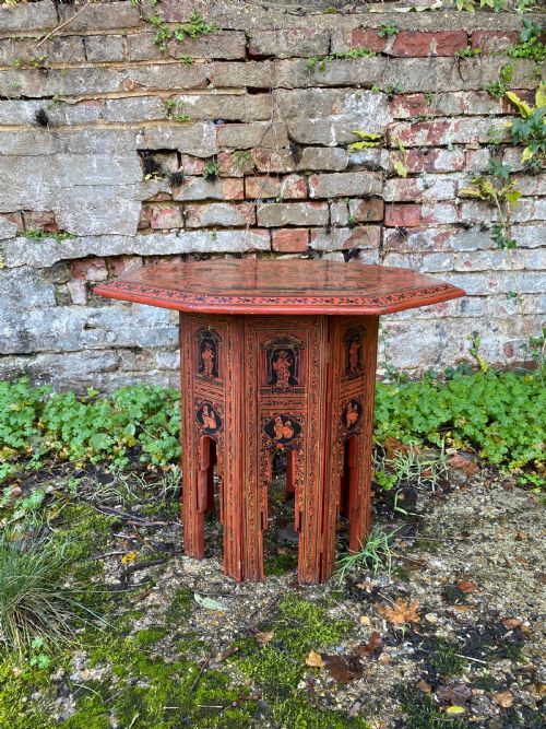 antique burmese tea table - CATEGORY: ANTIQUE FURNITURE - DATED EDWARDIAN