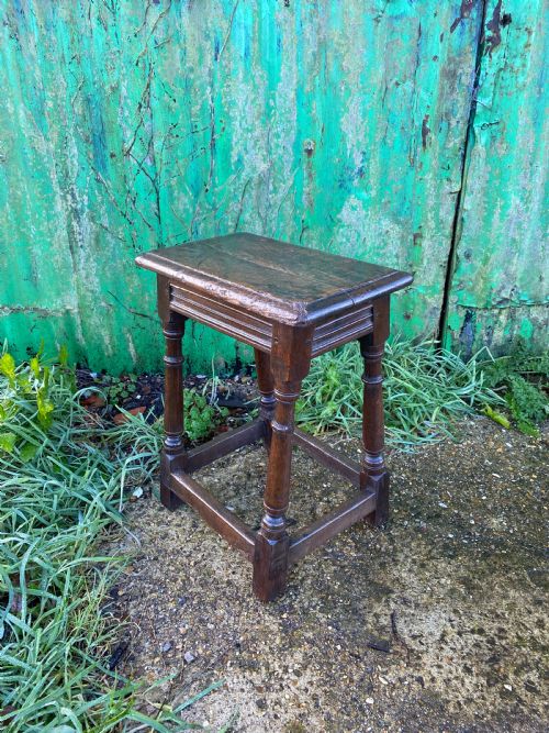 ANTIQUE JOINT STOOL - ADDITIONAL PHOTO 4