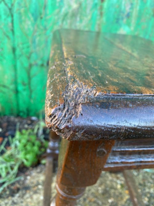 ANTIQUE JOINT STOOL - ADDITIONAL PHOTO 14