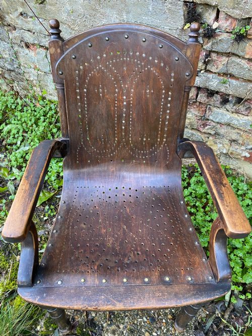 ANTIQUE ARM CHAIR - ADDITIONAL PHOTO 2