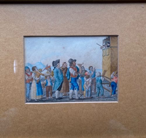 antique watercolour painting - CATEGORY: ANTIQUE ART - DATED 19TH CENTURY