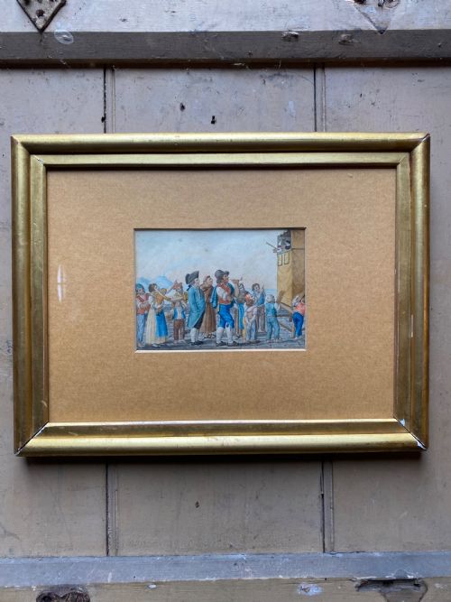 ANTIQUE WATERCOLOUR PAINTING - ADDITIONAL PHOTO 3