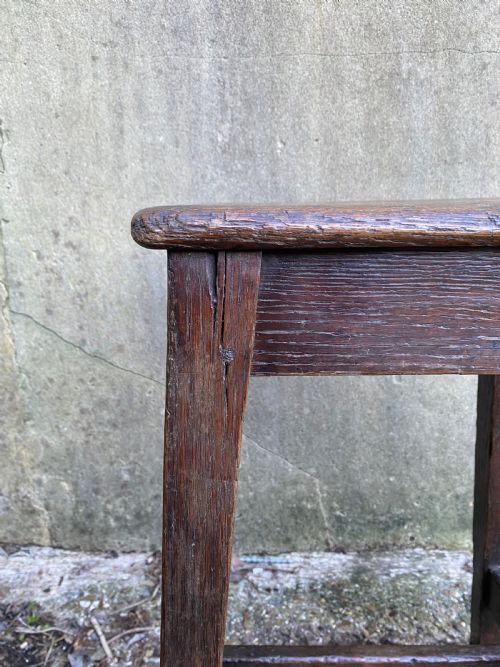 GEORGIAN OAK STOOL - ADDITIONAL PHOTO 11