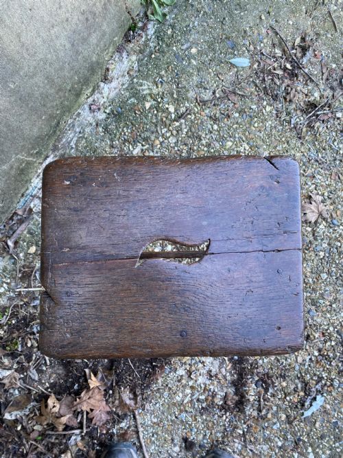 GEORGIAN OAK STOOL - ADDITIONAL PHOTO 14
