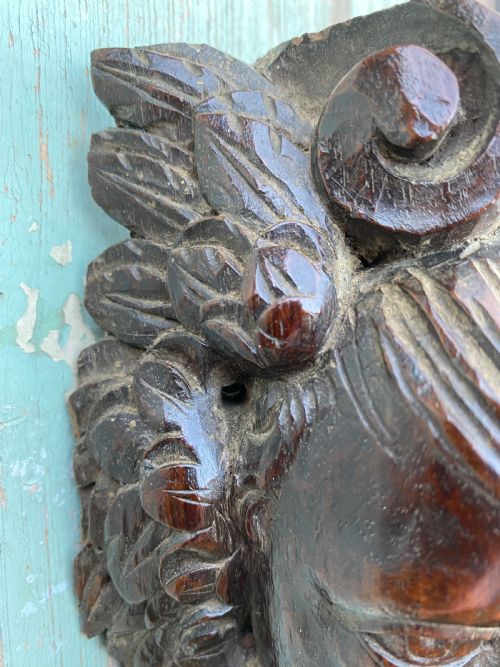 EARLY CARVED CHERUB - ADDITIONAL PHOTO 9