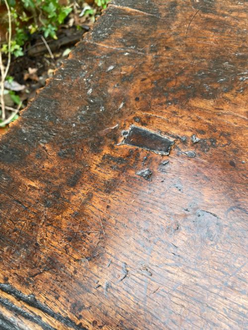 EARLY OAK SWORD CHEST - ADDITIONAL PHOTO 14
