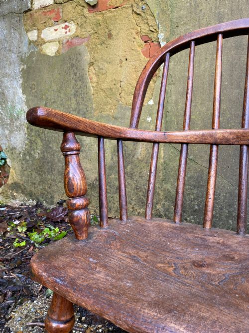 ANTIQUE CHILDS WINDSOR CHAIR - ADDITIONAL PHOTO 10