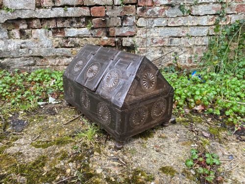ANTIQUE INDIAN CHEST - ADDITIONAL PHOTO 10