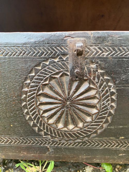 ANTIQUE INDIAN CHEST - ADDITIONAL PHOTO 23