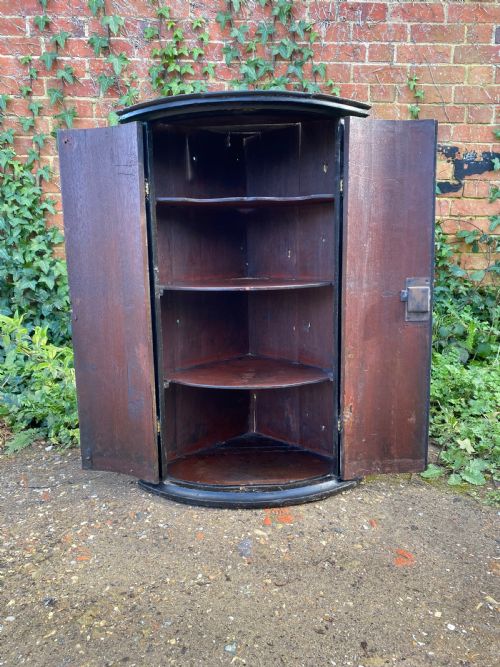 GEORGIAN CHINOISERIE CORNER CUPBOARD - ADDITIONAL PHOTO 13