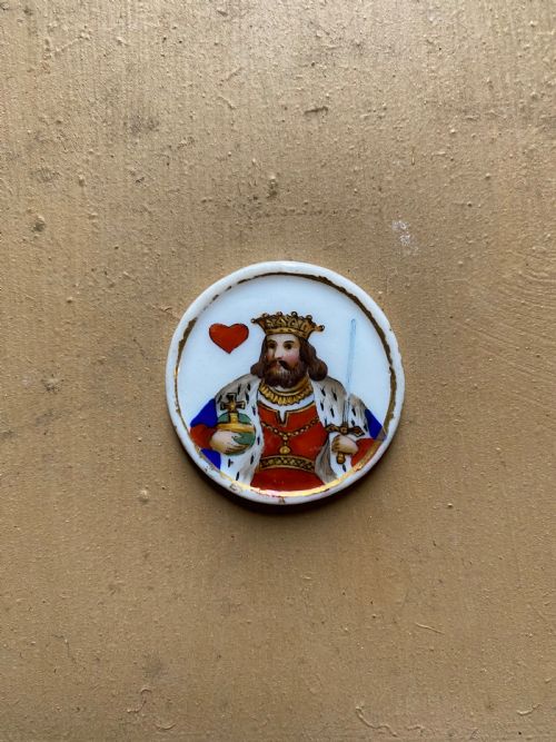 19TH CENTURY CERAMIC GAMING TOKENS - ADDITIONAL PHOTO 9