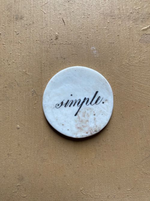 19TH CENTURY CERAMIC GAMING TOKENS - ADDITIONAL PHOTO 12