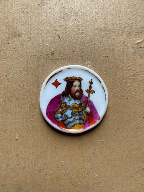 19TH CENTURY CERAMIC GAMING TOKENS - ADDITIONAL PHOTO 13