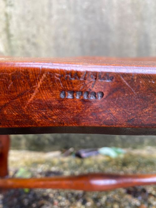 ANTIQUE OXFORD ARM CHAIR - ADDITIONAL PHOTO 8