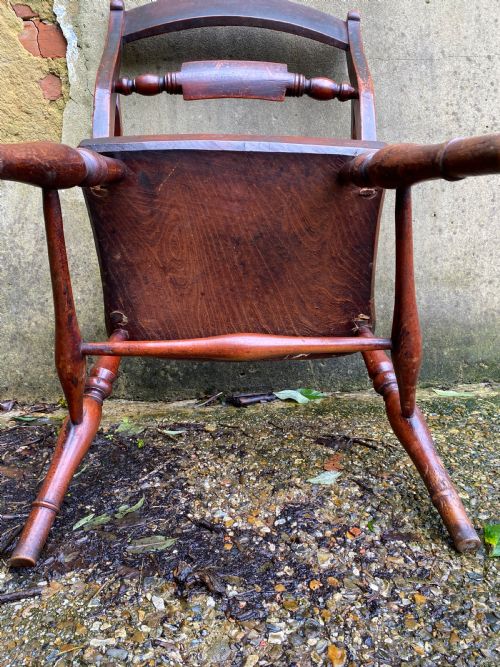 ANTIQUE OXFORD ARM CHAIR - ADDITIONAL PHOTO 11