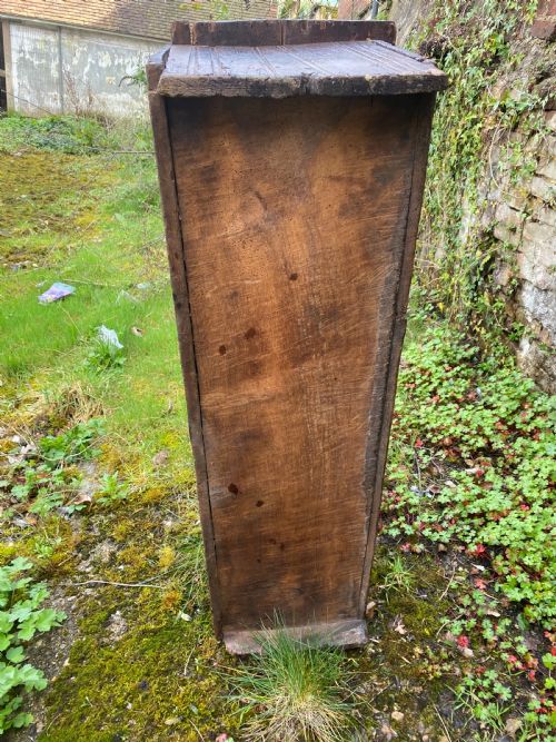 VERY EARLY OAK PLANK COFFER - ADDITIONAL PHOTO 28