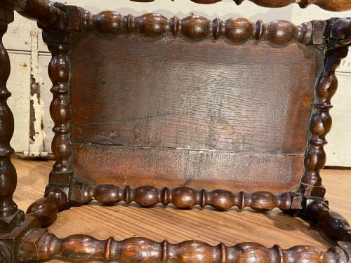 EARLY OAK JOINT STOOL - ADDITIONAL PHOTO 17