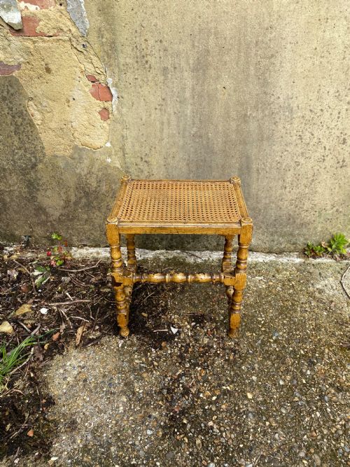 CANE WORK STOOL - ADDITIONAL PHOTO 3