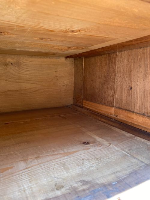 GEORGIAN OAK CHEST ON CHEST - ADDITIONAL PHOTO 10