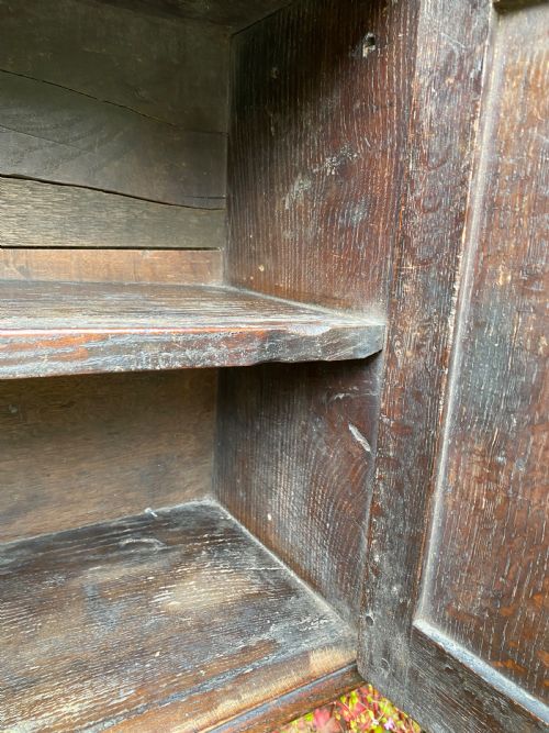 EARLY OAK MURAL CUPBOARD - ADDITIONAL PHOTO 12