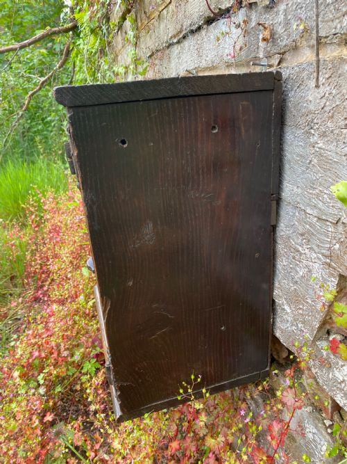 EARLY OAK MURAL CUPBOARD - ADDITIONAL PHOTO 17