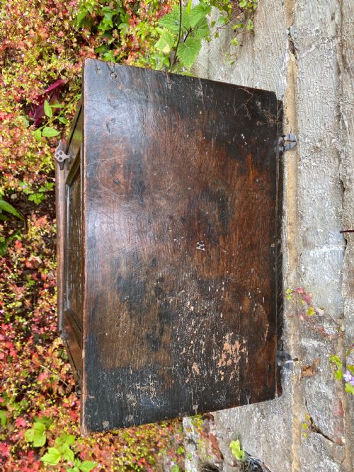EARLY OAK MURAL CUPBOARD - ADDITIONAL PHOTO 18