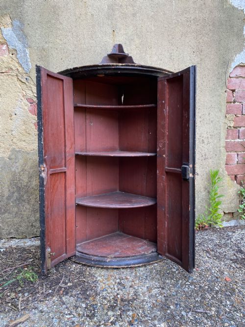 GEORGIAN CHINOISERIE CORNER CUPBOARD - ADDITIONAL PHOTO 11