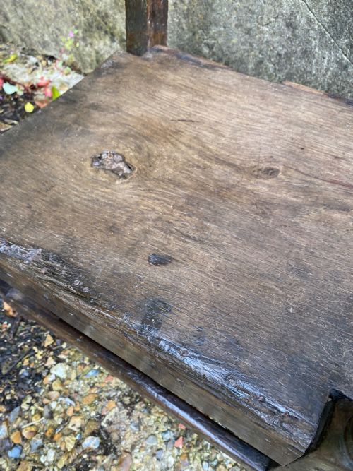 EARLY OAK CHILDS CHAIR - ADDITIONAL PHOTO 9
