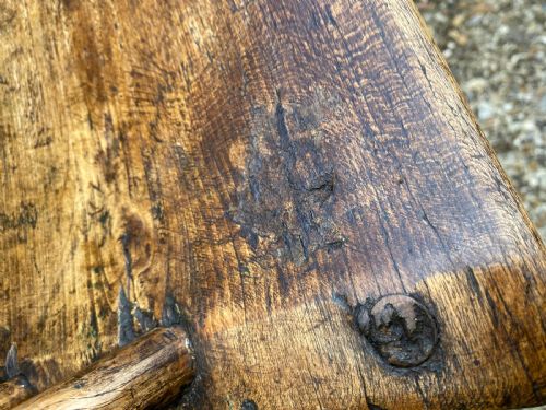 A PRIMITIVE WINDSOR CHAIR - ADDITIONAL PHOTO 12